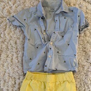 Toddler dress shirt and shirt set